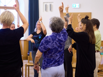 Workshop-Atmosphäre am enchanté 
