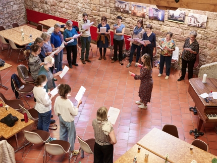 Workshop-Atmosphäre am enchanté 