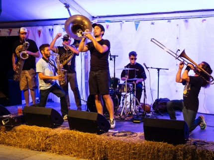 Brass auf der Bühne